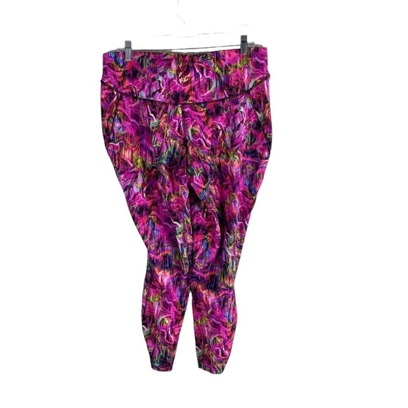 Lululemon Base Pace High-Rise Running Tight 25" Hyper Flow Pink Multi SZ SZ 16 - Picture 1 of 6